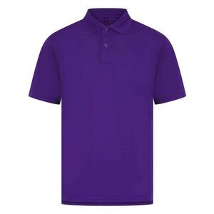Henbury Mens Pique Polo Shirt / Bright Purple